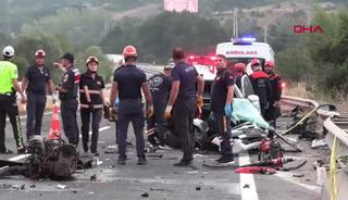 Bolu'da trafik kazası! 1 &ouml;l&uuml; 2 yaralı