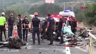 Bolu'da trafik kazası! 1 ölü 2 yaralı