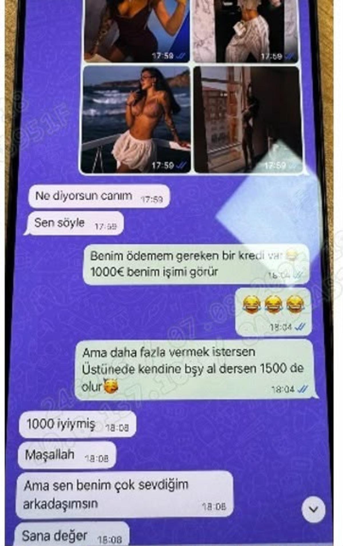 Fuhuş ve uyuşturucu... Mesajlar ortaya &ccedil;ıktı: "Seninle ilk kez aynı tabağa burun koyacağız"  6