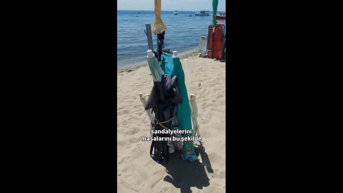 Erdek Sahili nde tepki çeken görüntü! "Resmen tapulamışlar" 3