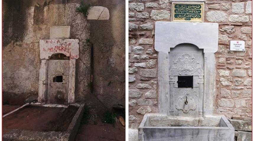 Fatih Belediyesi tarih&icirc; &ccedil;eşmeleri birer birer ayağa kaldırıyor