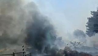 Eskişehir&rsquo;de otluk alanda yangın
