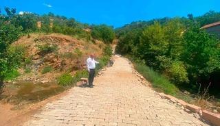 Sultanhisar&rsquo;da yıllardır beklenen yol &ccedil;alışması tamamlandı