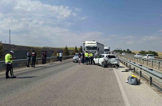 Anız yangını kazaya neden oldu: 13 ara&ccedil; birbirine girdi 4