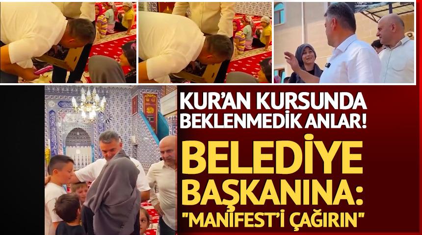 Belediye başkanına: "Manifest&rsquo;i &ccedil;ağıracaksınız değil mi?"