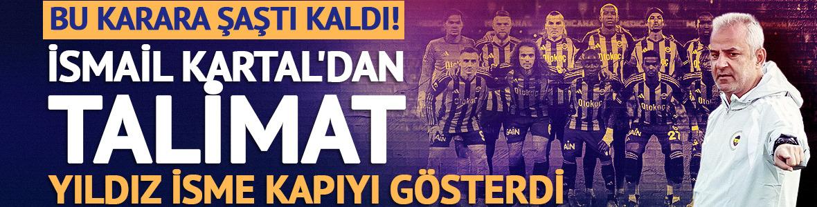 Bu karara şaştı kaldı! İsmail Kartal'dan talimat: Yıldız isme kapıyı g&ouml;sterdi