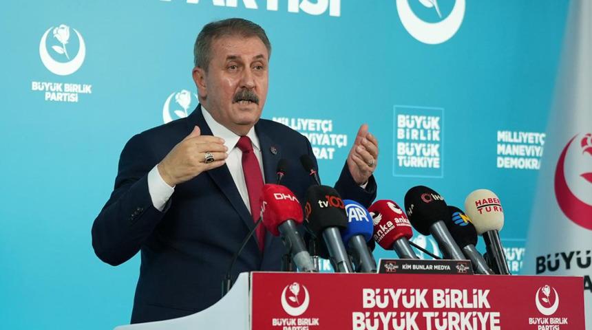 BBP lideri Destici'den &Ccedil;er&ccedil;eve Yasa a&ccedil;ıklaması! "Mevcut haliyle kabul&uuml;n&uuml; doğru bulmuyoruz"