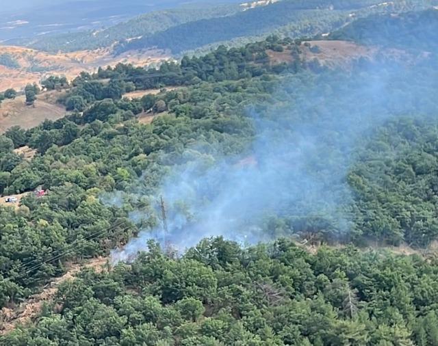 K&uuml;tahya da orman yangını kontrol altına alındı 1