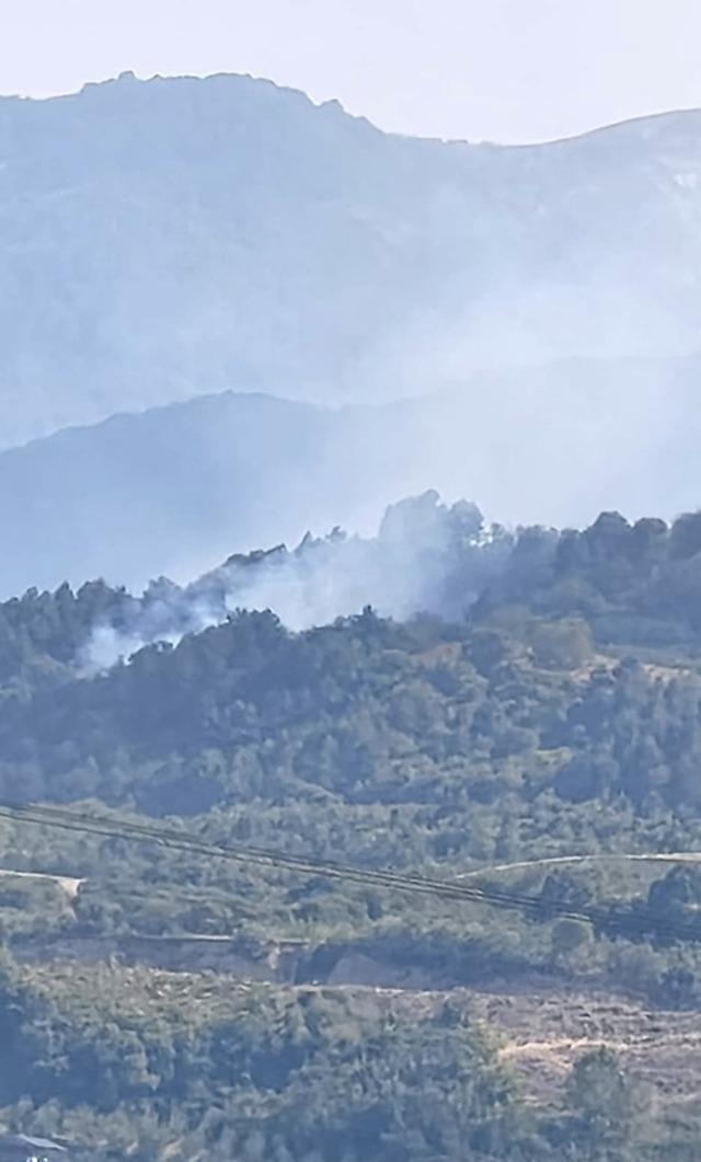İneg&ouml;l&rsquo;de orman yangını; Havadan ve karadan m&uuml;dahale başlatıldı 1