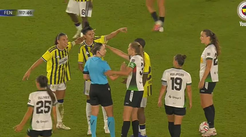 Fenerbah&ccedil;e'nin Şampiyonlar Ligi ma&ccedil;ında skandal hakem hatası