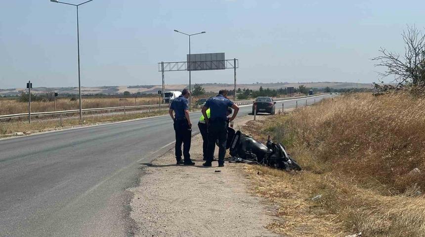 Babaeski&rsquo;de trafik kazası: 1 yaralı