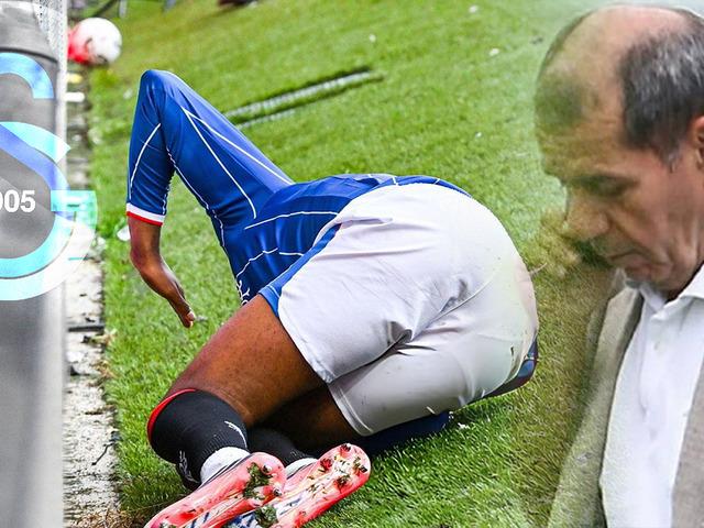 G.Saray'ın g&uuml;ndemindeki Youssef Chermiti sedyeyle sahadan &ccedil;ıktı!