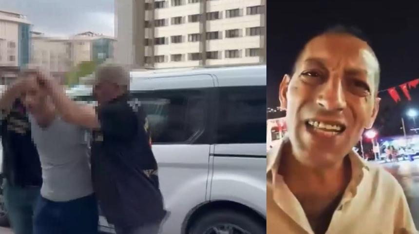 Cumhurbaşkanı Erdoğan'a hakaret etmişti! G&ouml;zaltına alındı
