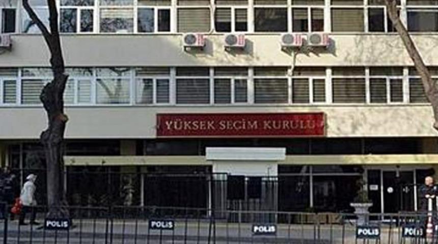 YSK önünde güvenlik önlemi