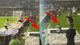 Gol sevinci kabusa döndü! Panolardan atladı, tünele düştü: Golü iptal edildi