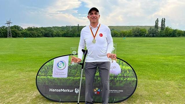 Milli para golfçü Mehmet Kazan, Almanya'da şampiyon oldu