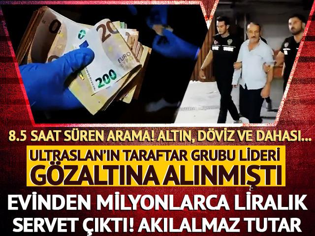 Muzaffer Şirin'in evinde yapılan 8,5 saatlik aramada servet &ccedil;ıktı!