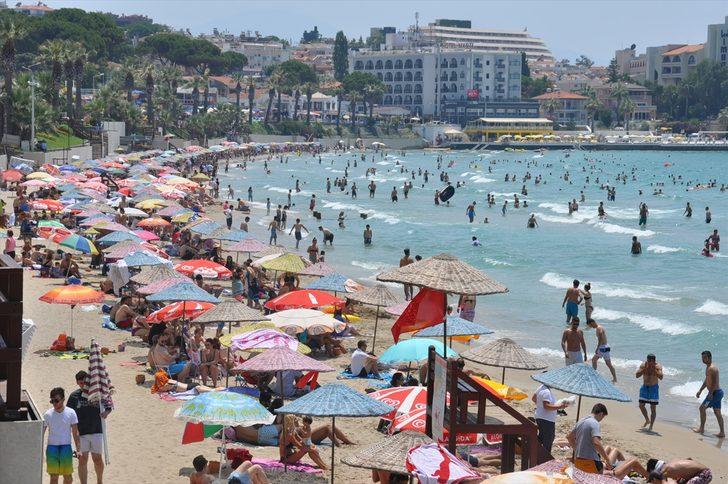 Oy kullanan sahile koştu G5