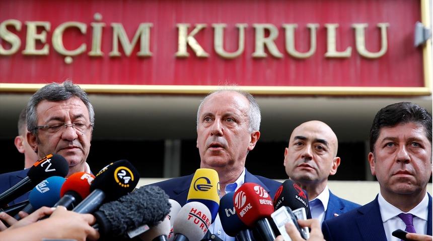 Muharrem İnce: Anadolu Ajansı manipülasyon yapıyor, sandıkları terk etmeyin
