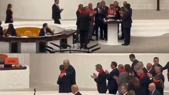 TBMM'de dikkat çeken anlar! Güçlükle kürsünden indirildi: Sen orayı işgal ediyorsun
