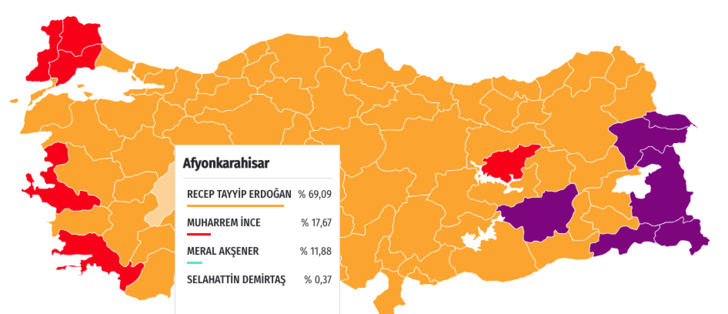 24 Haziran seçimlerinde Erdoğan hangi illerde rekor kırdı? G5