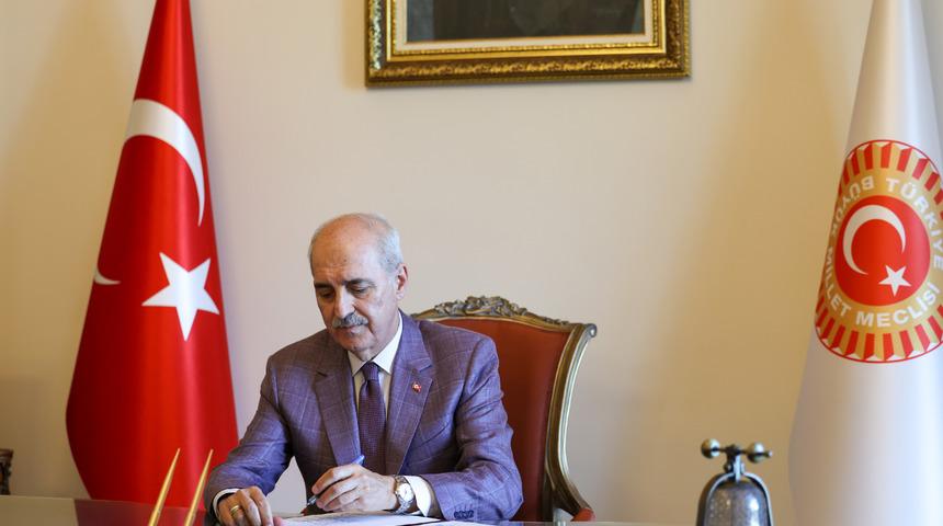 TBMM Başkanı Numan Kurtulmuş: "Tarihi bir g&uuml;ne şahitlik ettik"