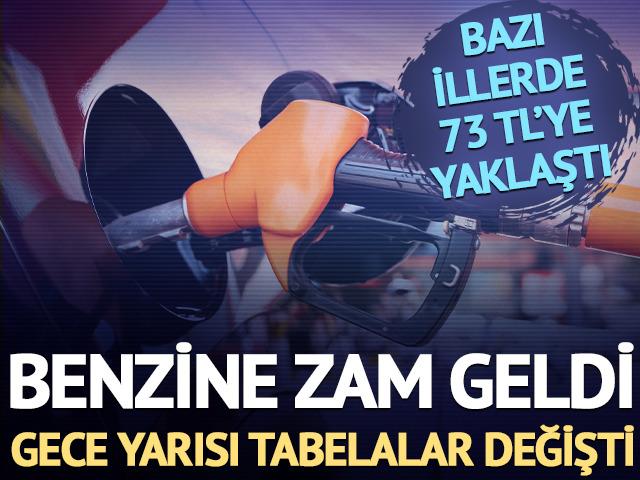 Benzine gece yarısı zam geldi: Tabelada fiyatlar değişti