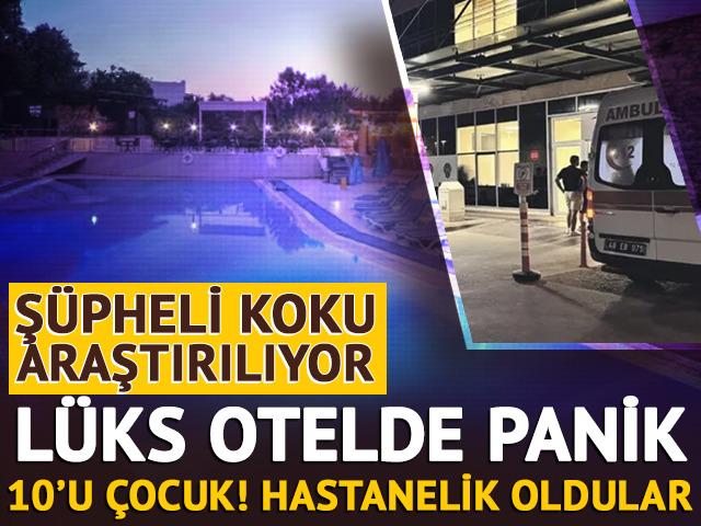 L&uuml;ks otelde hastanelik eden ş&uuml;pheli koku