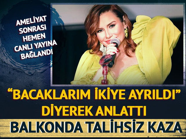 Deniz Seki ameliyat sonrası yayına bağlandı! Balkonda ne oldu?