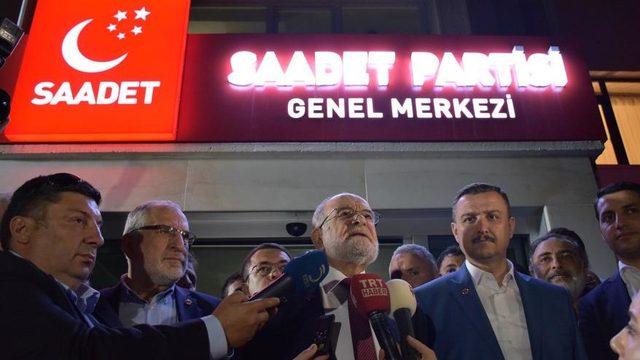 Saadet Partisi lideri Temel Karamollaoğlu'ndan seçim sonrası ilk açıklama!