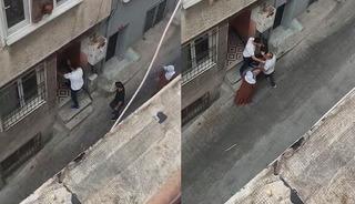 Eniştesiyle j&ouml;le i&ccedil;in birbirine girdi! Mahalle savaş alanına d&ouml;nd&uuml;