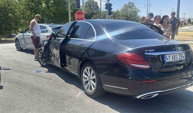 Burdur’da motosiklet ile otomobil çarpıştı: 1 yaralı 1