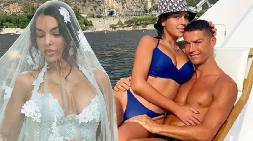 Cristiano Ronaldo ve Georgina Rodriguez evlendi! Alyanslarını paylaştı