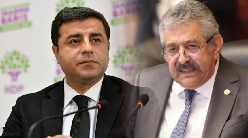 MHP'li Yıldız canlı yayına g&ouml;nderdiği Demirtaş notuyla g&uuml;ndem oldu!