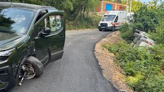 Ordu'da fındık işçilerini taşıyan minibüsün devrildiği kazada 8 kişi yaralandı