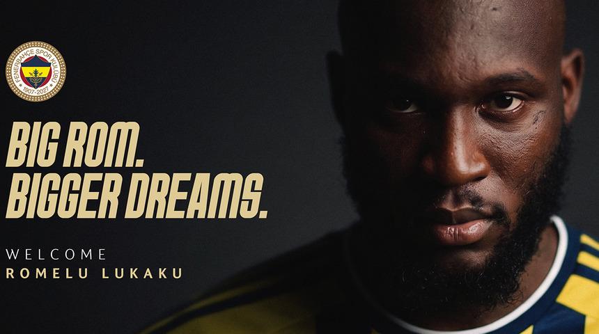 Fenerbah&ccedil;e, Romelu Lukaku transferini resmen a&ccedil;ıkladı!