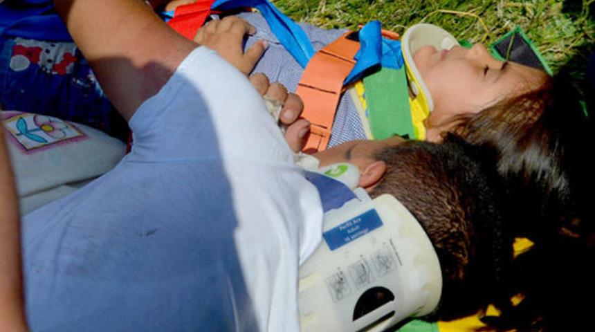 Sımsıkı sarıldı! Bir an olsun bırakmadı