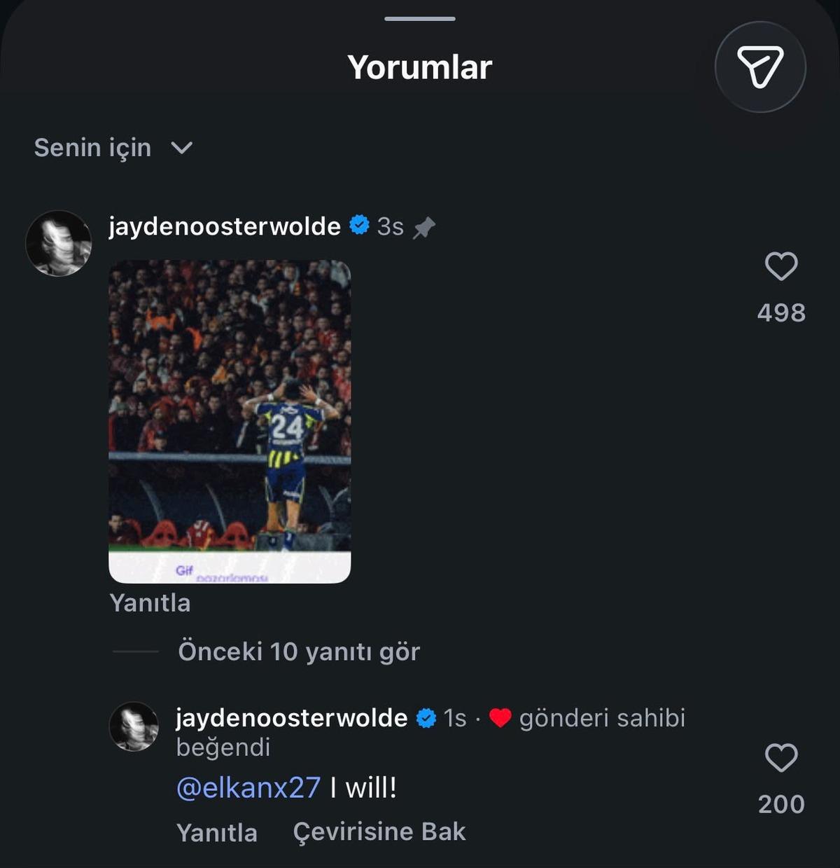 Fenerbahçe de Oosterwolde Instagram dan duyurdu! 3