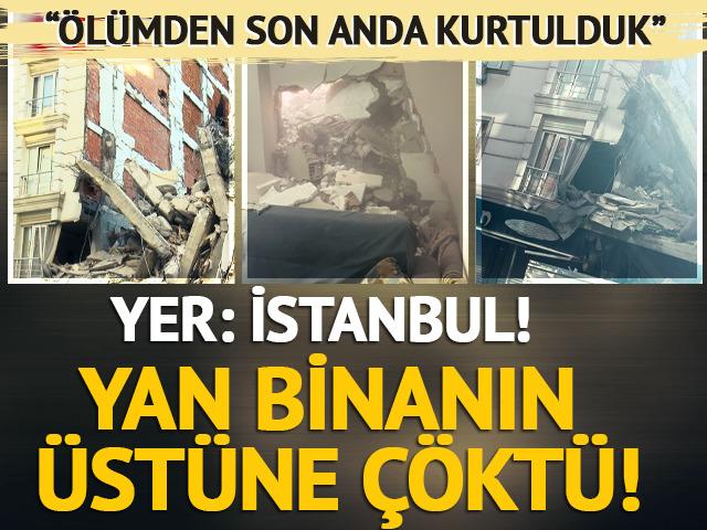 Yer: Bah&ccedil;elievler! 6 katlı bina yıkım sırasında &ccedil;&ouml;kt&uuml; 