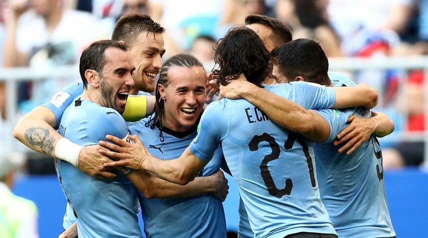 Uruguay kazandı, grubu lider bitirdi: 3-0