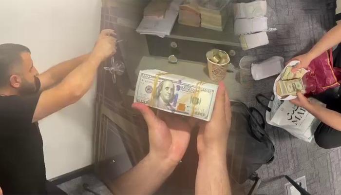 Kasanın kilidi a&ccedil;ıldı, balya balya d&ouml;viz fışkırdı