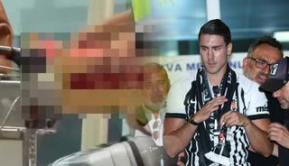 U&ccedil;ak ekibi ve karşılayanlar şaştı! Vlahovic iki kasa getirdi: G&ouml;renler g&ouml;zlerine inanamadı