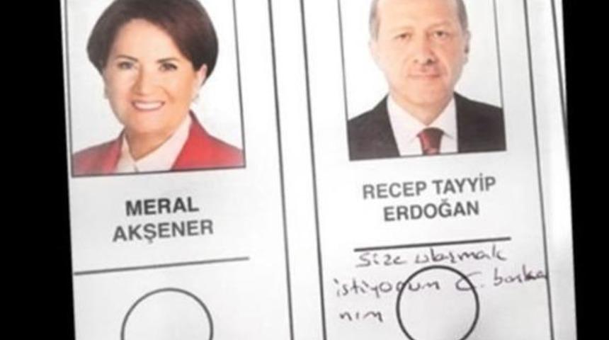 Seçim pusulasında Erdoğan'a not bıraktı!