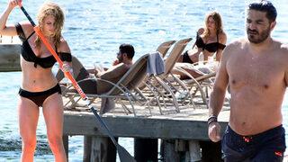 Ebru Şallı'nın sevgilisi sezonu böyle açtı