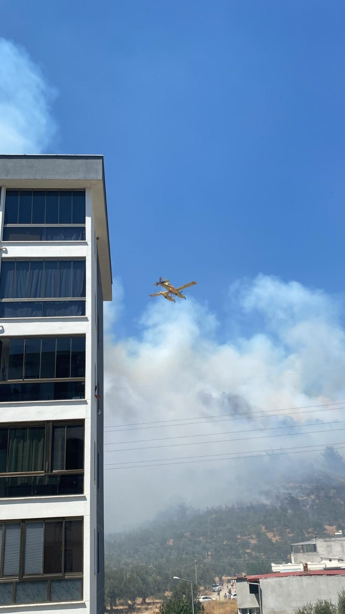 Kaz Dağları nda yangın! Rüzgar şiddetini artırdı, yerleşim yerleri tehdit altında 8
