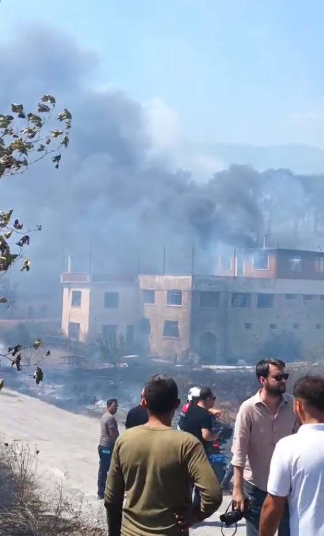 Balıkesir de orman yangını 3