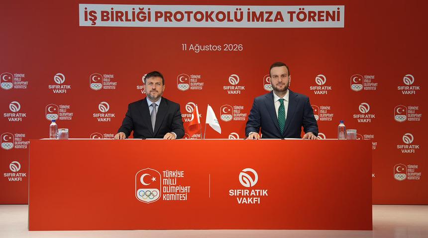 Sıfır Atık Vakfı ile T&uuml;rkiye Milli Olimpiyat Komitesi arasında işbirliği protokol&uuml;