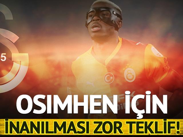 Galatasaray'a Victor Osimhen i&ccedil;in &ccedil;ılgın teklif! T&uuml;rkiye rekoru kırılır