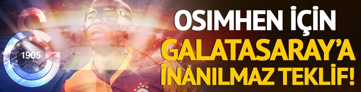 Galatasaray'a Victor Osimhen i&ccedil;in &ccedil;ılgın teklif! T&uuml;rkiye rekoru kırılır