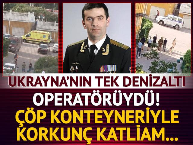 2014'te Rusya'ya sığınmıştı! Ukrayna'nın tek denizaltı operat&ouml;r&uuml; &ccedil;&ouml;p konteyneriyle katledildi